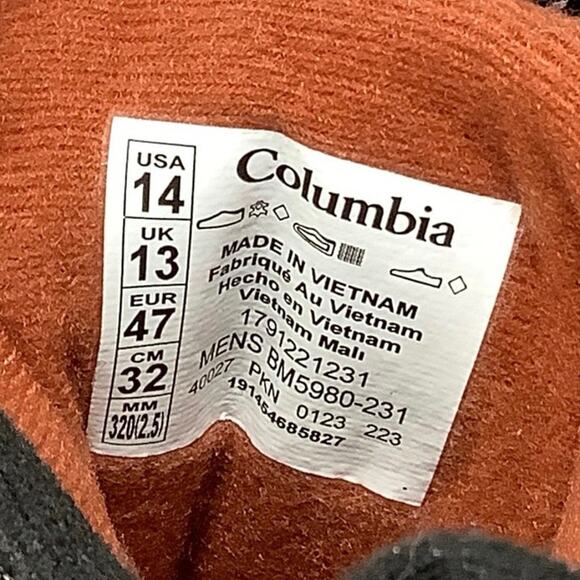 Columbia Size 14 Cordovan Rusty Bugaboot III Boots Waterproof Leather BR7-9 - Picture 7 of 10